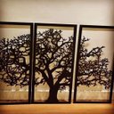 Ver imagem 2 de Árvore da Vida 115x65cm em Madeira Mdf Aplique de Parede