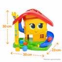 Ver imagem 2 de Casinha Play House Brinquedo Educativo com Encaixe e Bolinhas +18 Meses
