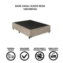 Ver imagem 2 de Base de Cama Box Casal 138x188 Bege Suede