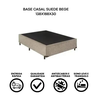 Base de Cama Box Casal 138x188 Bege Suede - 2