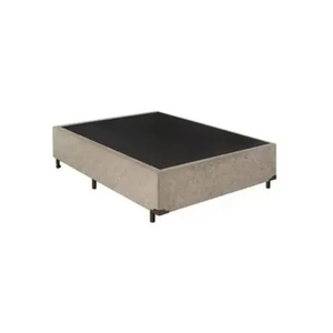 Base de Cama Box Casal 138x188 Bege Suede