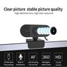 Webcam 1080P HD USB Foco Automático com Microfone - 3