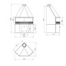 Lareira Master de Canto TR1557 Transfor - 4