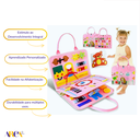 Ver imagem 2 de Maleta Educativa Montessori Sensorial Atividades e Alfabeto