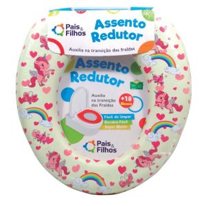 Adaptador Assento Almofadado Redutor Vaso Sanitário Infantil:meninas