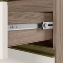 Ver imagem 5 de Balcao com Tampo e Nicho para Forno 1 Gaveta MDF 80 cm Kali 1640622 Carvalho Toq Off White Nicioli