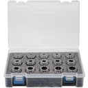 Ver imagem 1 de Jogo de Pinças Er-25 - Cap. 2,0 a 16,0mm + Haste Paralela Er25s-t2 + Chave Er25-b - Er-25-t2