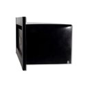 Ver imagem 2 de Caixa Correio Techinox Carta Luxo Linear Preta Fosca 30 Cm Profundidade