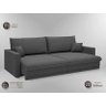 Sofá Tango 2,20m sem Caixa, Retrátil e Reclinável Linho Soft Grafite - Netsofas - 5