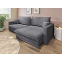 Ver imagem 1 de Sofá Tango 2,20m sem Caixa, Retrátil e Reclinável Linho Soft Grafite - Netsofas