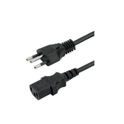 Cabo de Força Ac Tripolar 0,75mm Plug 10 Amperes 5,00 Metros - 2