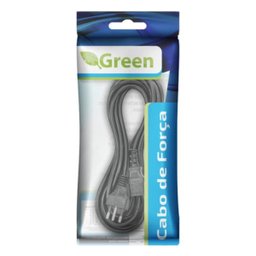 Cabo de Força Ac Tripolar 0,75mm Plug 10 Amperes 5,00 Metros - 1