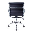 Ver imagem 5 de Kit  4 Cadeiras Diretor Charles Eames Esteirinha Preta Giratória 11D