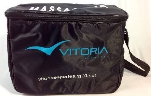 Bolsa Térmica Massagista Profissional Futebol de Campo - Preto/Azul - Liso - 1