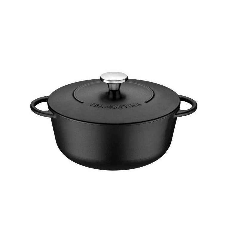 Caçarola Tramontina Trento em Ferro Esmaltado Antiaderente Starflon Excellent 28 cm 6 L Caçarola Tramontina Trento em Ferro Esmaltado Antiaderente Starflon Excellent 28 cm 6 L