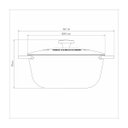Ver imagem 4 de Caçarola Tramontina Trento em Ferro Esmaltado Antiaderente Starflon Excellent 28 cm 6 L