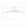 Caçarola Tramontina Trento em Ferro Esmaltado Antiaderente Starflon Excellent 28 cm 6 L - 4