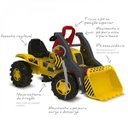 Ver imagem 5 de Quadriciclo Trator Escavadeira Infantil com Pedal Brinquedos Bandeirante
