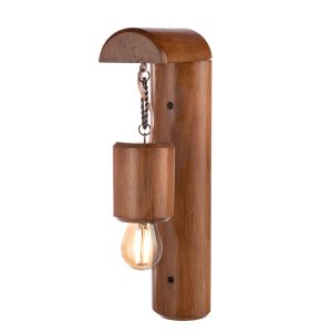 Kit 2 -pendente Luminária Madeira Varanda Pergolado Floreira