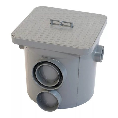 Caixa De Passagem - 10 L - Cinza