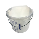 Ver imagem 1 de Balde Plástico Graduado Transparente 12 Litros com Alça