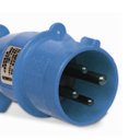 Ver imagem 2 de Plug Macho Poliamida 32A 220/240V Azul 9H Ip44 Steck