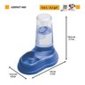 Distribuidor Água/ração Azimut Cor Azul Tamanho 23 X 41 X H 37,5 Cm | 5,5 Litros - 8