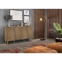 Ver mais imagens de Aparador Buffet 4 Portas Retrô Veneza Multimóveis V3556 Rustic/Natural