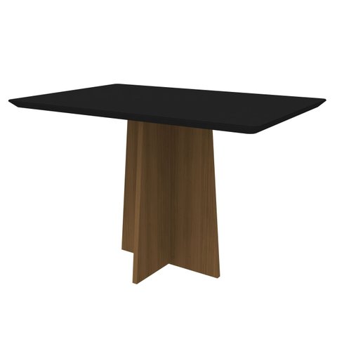 Mesa Anitta 120x80 - Imbuia / Preto