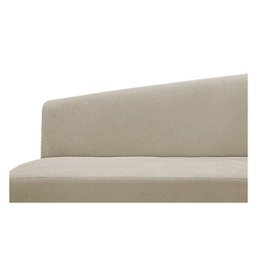 Recamier Divã Valéria 1,60M Lado Esquerdo Suede Bege - Amarena Móveis - 6