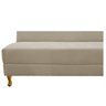 Recamier Divã Valéria 1,60M Lado Esquerdo Suede Bege - Amarena Móveis - 7