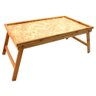 Bandeja Cafe da Manha Lanche Cama Bambu Pe Dobravel Retratil Almoço Jantar Resistente Pratico Espa - 6