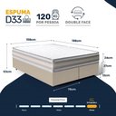 Ver imagem 5 de Cama Box com Colchão de Espuma D33 Double Face Territory Hellen Queen 158cm