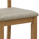 Ver imagem 6 de Conjunto de Mesa e Cadeiras Rubia 6 Lugares Tampo Madeira Linho Marrom 160cm Mpozenato