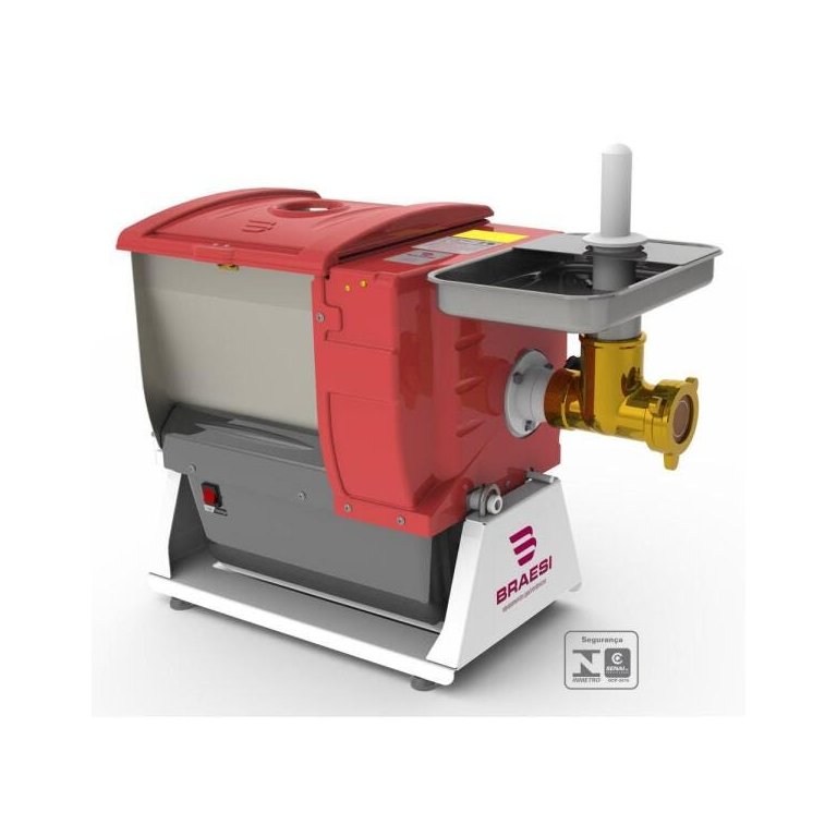 Amassadeira Basculante Semi Rápida ( lenta) 5kg Extrusora massa Aeli-520 Bivolt Braesi