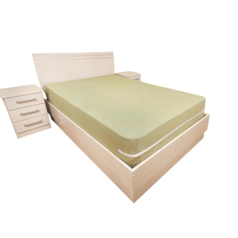 Capa Colchão Queen 1,58x1,98x30cm Ziper Tecido Sonho Lar:bege/queen