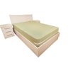 Capa Colchão Queen 1,58x1,98x30cm Ziper Tecido Sonho Lar:bege/queen - 1