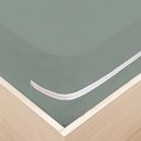 Ver imagem 2 de Capa Colchão Queen 1,58x1,98x30cm Ziper Tecido Sonho Lar:bege/queen