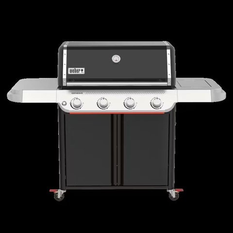 Churrasqueira a Gás Genesis e-415 Aço Inox Preta Weber