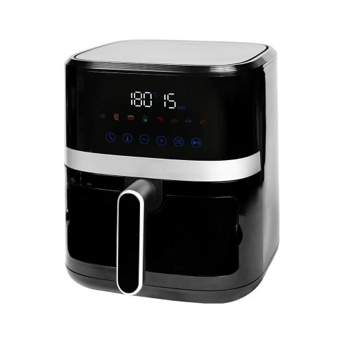 Fritadeira Air Fryer 6l Gaabor 1500w Jumbo Sem Óleo Cor Preto/Laranja