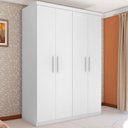 Ver imagem 5 de Roupeiro Casal Flórida Quatro Portas Branco
