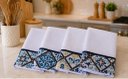 Ver imagem 1 de Kit Pano de Pratos 4 Peças - Estampa Portuguesa