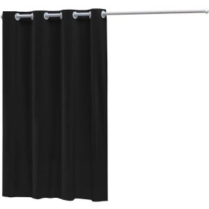 Cortina Blecaute Blackout Corta Luz Quarto ou Sala - Preto