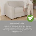 Ver imagem 7 de Sofá Cama Retrátil 158cm 2 Lugares Betim