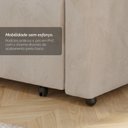 Ver imagem 5 de Sofá Cama Retrátil 158cm 2 Lugares Betim