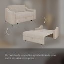 Ver imagem 4 de Sofá Cama Retrátil 158cm 2 Lugares Betim