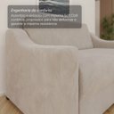 Ver imagem 6 de Sofá Cama Retrátil 158cm 2 Lugares Betim