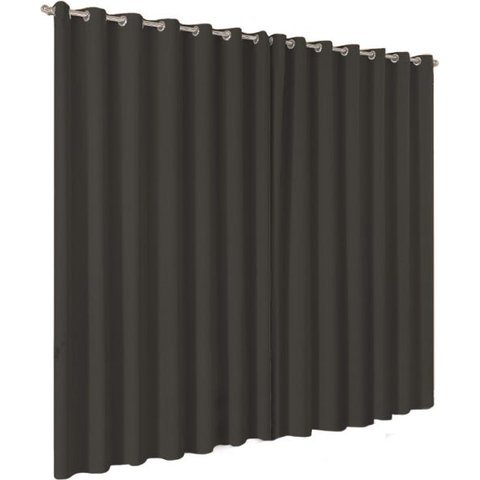 Cortina Blackout em Tecido 4 00 x 2 50 Corta Luz - Preto