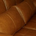 Ver imagem 6 de Sofá Decorativo Piece Bipartido Retrátil Sala de Estar 215cm Couro Conhaque G58 - Gran Belo