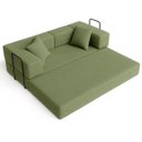 Ver imagem 2 de Sofá Cama na Caixa 3 Lugares Orgânico Moderno Premium Boucle